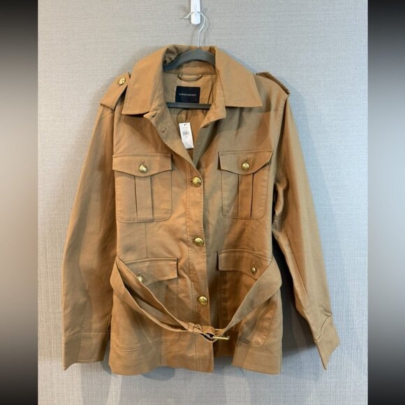 Banana Republic Voyage Belted Trench Jacket Khaki - Picture 3 of 14